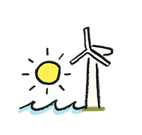 Oomi Uusiutuva energia ikoni