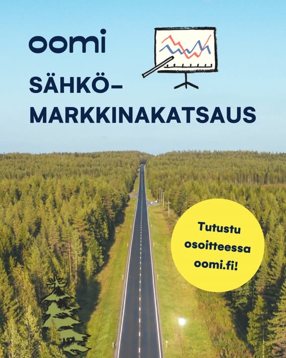 Oomin sähkömarkkinakatsauksessa käsitellään ajankohtaisia muutoksia ja puheenaiheita. ⚡Vuoden toisessa katsauksessa on puhetta muun muassa leudon talven vaikutuksesta hintatasoon, loppukevään ja alkukesän näkymistä sekä poikkeustilanteista. 💡Tutustu katsaukseen verkkosivuillamme: https://oomi.fi/oomi/artikkelit/oomin-sahkomarkkinakatsaus-huhtikuu/  #oomi #sähkömarkkinakatsaus #sähkö