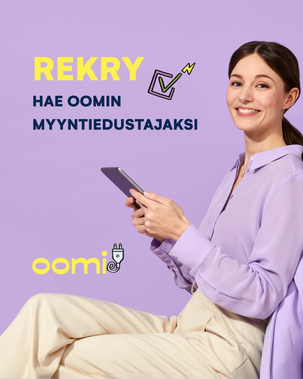 Rekry - hae meille myyntiedustajaksi! ⚡Oomille etsitään nyt myyntiedustajia sekä B2C- että B2B-myyntiin! Voit valita kiinnostuksen ja osaamisesi perusteella, haetko mieluummin kuluttaja- vai yritysmyyntiin. 💡Kuluttajamyynnissä tuot hyvää energiaa suomalaisten arkeen ja soitat kymmenille asiakkaille päivittäin. Uusasiakashankinnan rinnalla sinulla on mahdollisuus palvella myös nykyasiakkaita. 🤝Yritysmyynnissä tehtäväsi on yhdistelmä uusasiakashankintaa ja asiantuntevaa sähkösopimusten myyntiä. Päiväsi koostuvat aktiivisesta yhteydenpidosta yrityspäättäjiin, kohderyhmänä pienet ja keskisuuret yritykset.Oomin myyntiedustajana työskentelet yrittäjänä. Mikäli sinulla ei ole omaa yritystä, ei huolta, autamme sinua yrittäjyyden polulle lähtemisessä! Kiinnostuitko? Kurkkaa rekryilmoitukset sivuiltamme ja hae mukaan! Linkin löydät biosta. ⚡#rekry #myynti #b2c #b2b #oomi
