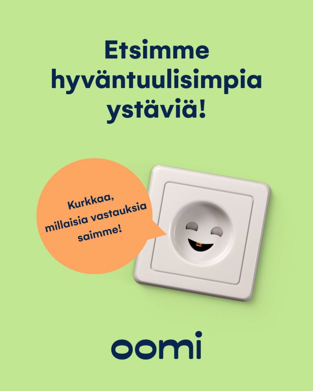 Selvitimme yhdessä Forecan kanssa, että 26.8. on Vuoden hyväntuulisin päivä! 😎Osana selvitystä halusimme myös osallistaa kaikki ilmiantamaan oman hyväntuulisimman ystävänsä. Tässä muutama ihana viesti, joita olemme kampanjan aikana saaneet. ✨Ja psst! Vielä ehdit itsekin osallistua! Ilmianna oma hyväntuulisin ystäväsi viimeistään tiistaina 30.9., ja olette mukana hotelliloman arvonnassa! Osallistumisohjeet osoitteessa oomi.fi/hyvantuulisin 💛#oomi #hyvantuulisin #vuodenhyväntuulisinpäivä #arvonta