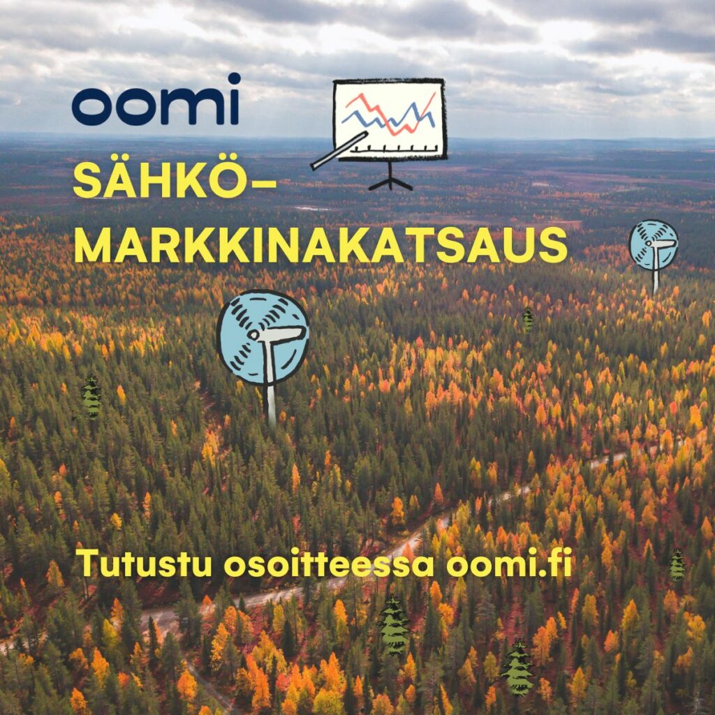 Oomin sähkömarkkinakatsaus – mitä markkinoilla tapahtuu syksyllä? ⚡ Oomin sähkömarkkinakatsaus kokoaa yhteen sähkön hinnan, kulutuksen ja tuotannon ajankohtaiset kuulumiset sekä taustoittaa markkinoihin vaikuttavia tekijöitä. Katsauksen avulla pysyt ajan tasalla siitä, missä mennään juuri nyt ja mitä on odotettavissa lähikuukausina.Tässä vuoden kolmannessa katsauksessa paketoidaan sekä loppukesän että alkaneen syksyn tilannetta, ja luodaan myös ennakoivia näkymiä loppuvuoteen. 💡 Tutustu katsaukseen verkkosivuillamme - linkin löydät kommenteista!#oomi #sähkömarkkinakatsaus