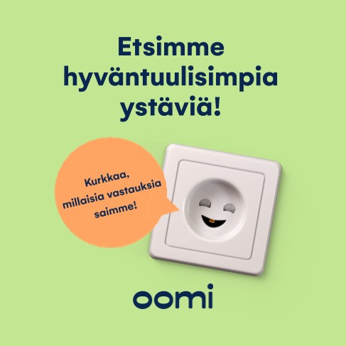 Selvitimme yhdessä Forecan kanssa - 26.8. on Vuoden hyväntuulisin päivä! 😎Osana selvitystä halusimme myös osallistaa kaikki ilmiantamaan oman hyväntuulisimman ystävänsä. Tässä muutama ihana viesti, joita olemme kampanjan aikana saaneet. ✨Ja psst! Vielä ehdit itsekin osallistua! Ilmianna oma hyväntuulisin ystäväsi viimeistään tiistaina 30.9., ja olette mukana hotelliloman arvonnassa! Osallistumisohjeet sivuillamme: https://lnkd.in/dYDkyT7E 💛#oomi #hyvantuulisin #vuodenhyväntuulisinpäivä #arvonta