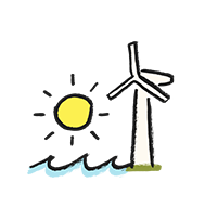 Oomi Uusiutuva energia ikoni