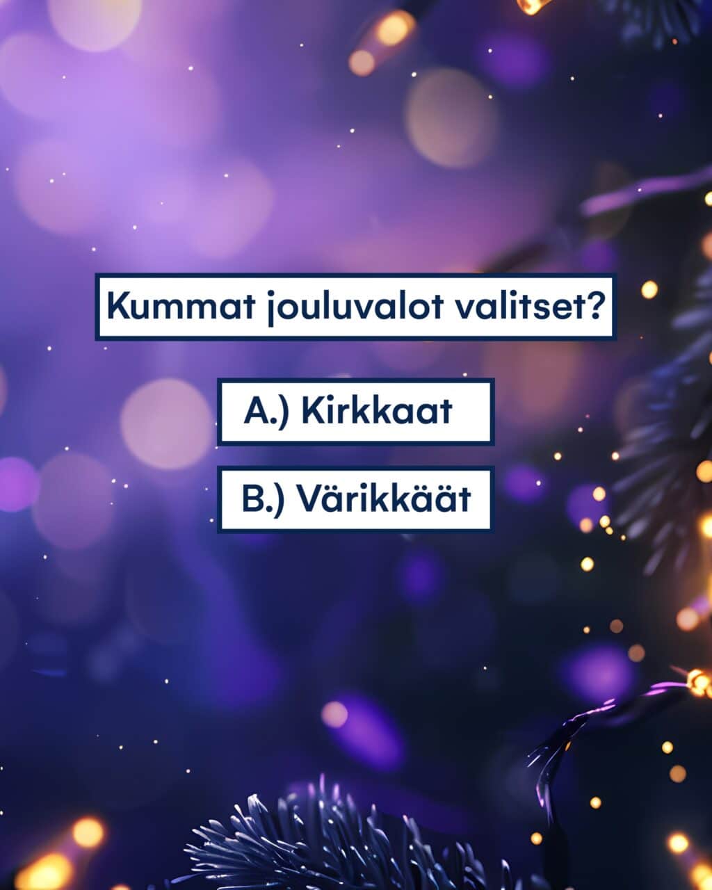 Nyt on aika laittaa jouluvalot päälle. ✨ Kummat tuovat enemmän joulutunnelmaa kotiin: kirkkaat vai värikkäät? Kommentoi oma suosikkisi! 👇#oomi #sähkö #joulu #jouluvalot