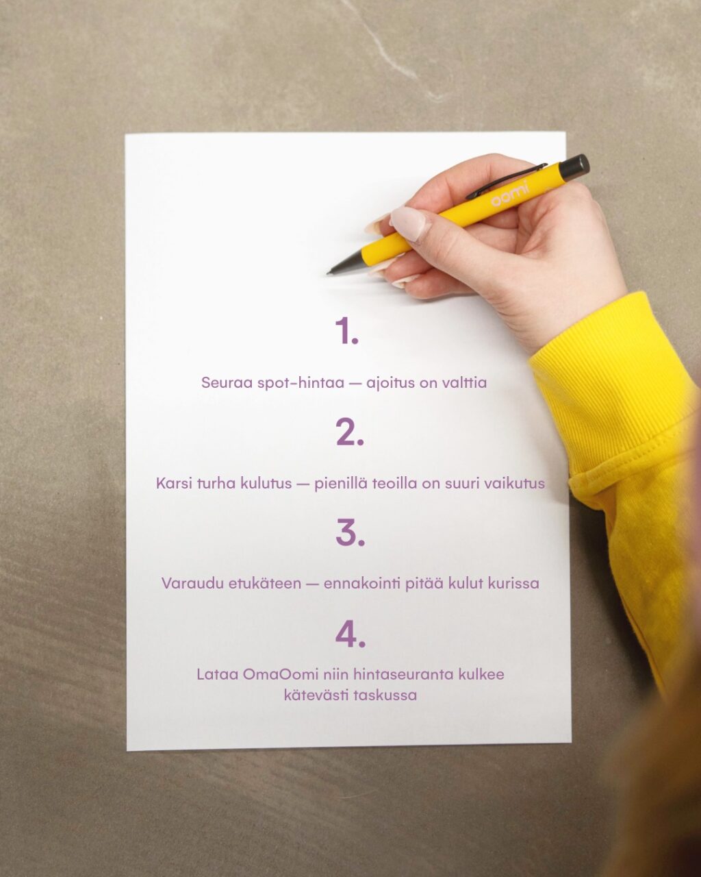Näillä vinkeillä voit varautua pörssisähkön mahdollisiin hintapiikkeihin. 🤝#oomi #sähkö